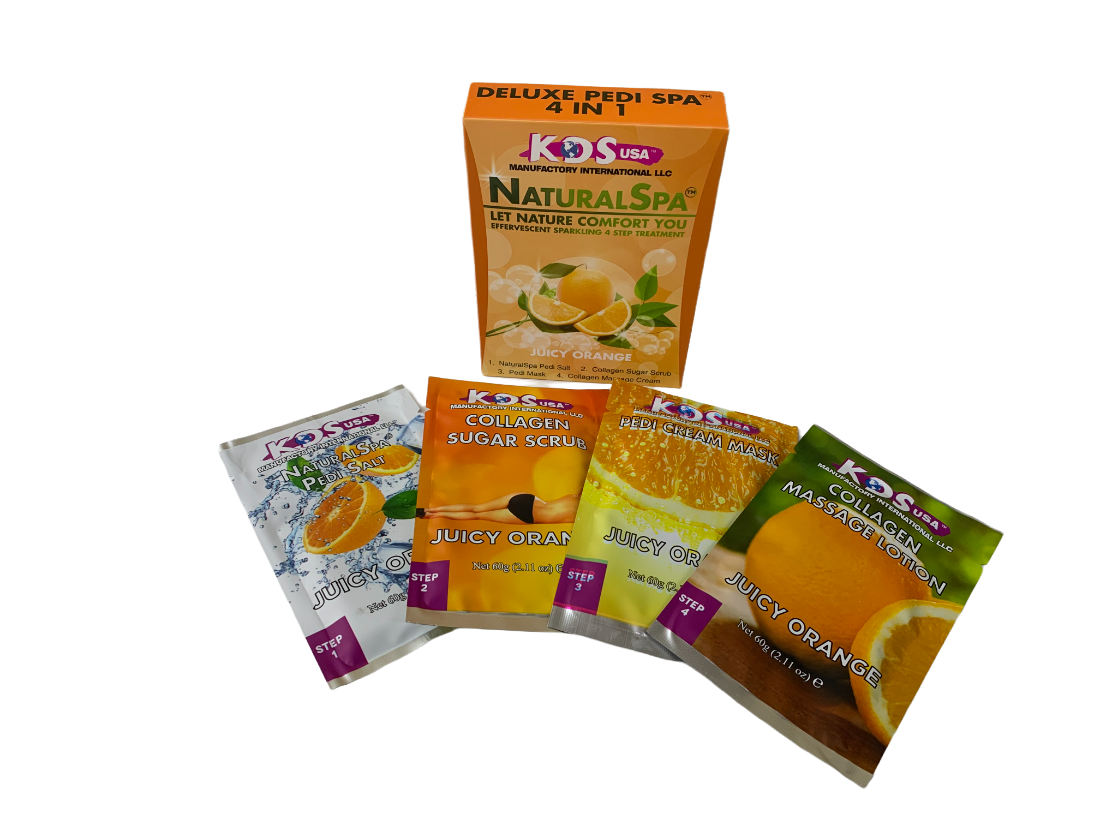 KDS Deluxe Pedi Spa 4 in 1 Juicy Orange